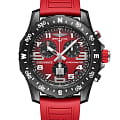 Breitling Breitling  Endurance Pro IRONMAN® X823109A1K1S1  X823109A1K1S1 кварцевые мужские часы  красный циферблат, браслет каучук — вид спереди