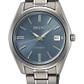 Seiko Seiko Conceptual Series Dress SUR371P1  SUR371P1 кварцевые мужские часы  синий циферблат, браслет титановый — вид спереди