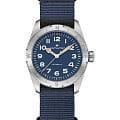 Hamilton Hamilton Khaki Field Expedition Auto H70225940  H70225940 механические мужские часы  синий циферблат, браслет тканевый — вид спереди