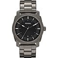 Fossil Fossil Georgia  FS4774  FS4774 кварцевые мужские часы  черный циферблат, браслет нержавеющая сталь — вид спереди