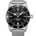Breitling Breitling Superocean Heritage B20 Automatic 42 AB2010121B1A1  AB2010121B1A1 механические мужские часы  черный циферблат, браслет нержавеющая сталь — вид спереди